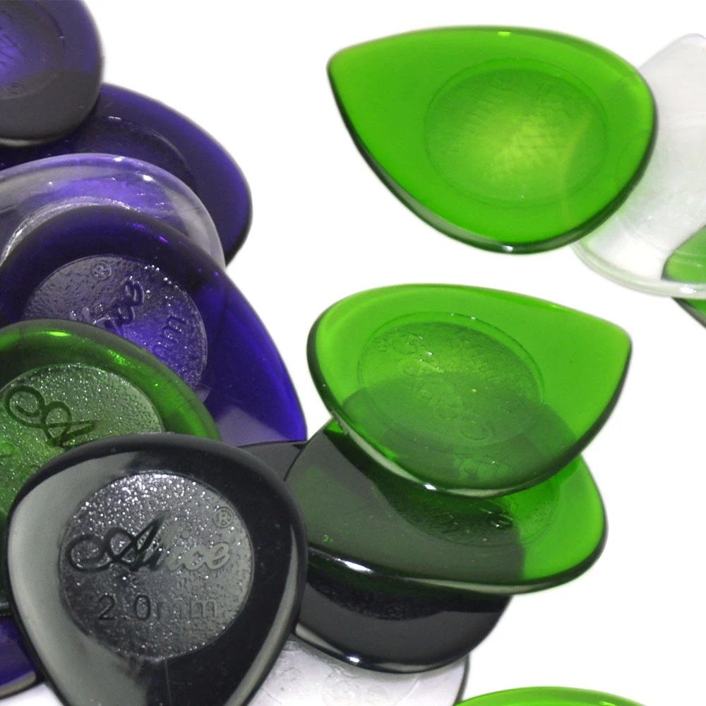 Набор 100 шт. тяжелые маленькие каплевидные медиаторы смешанных цветов для бас