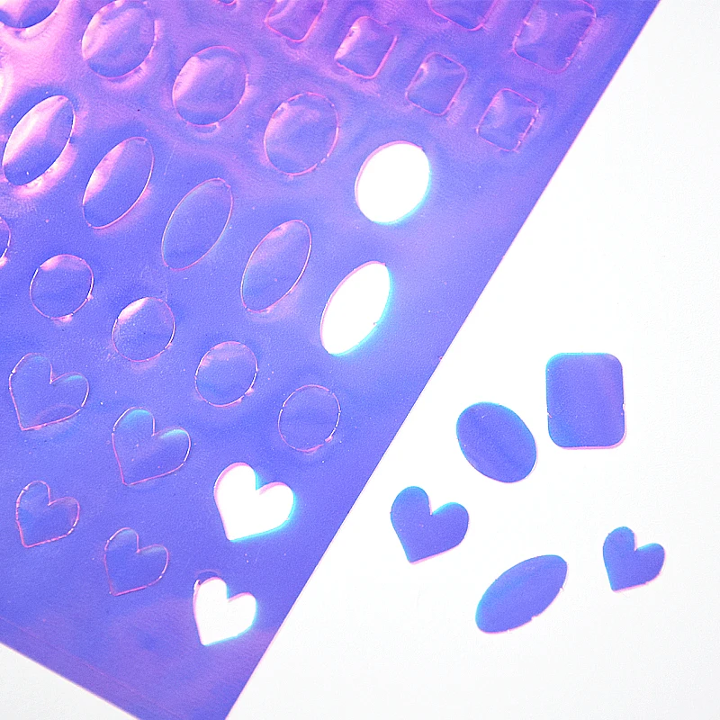 11 листов японских наклеек для ногтей с изображением льда и Авроры наклейки не