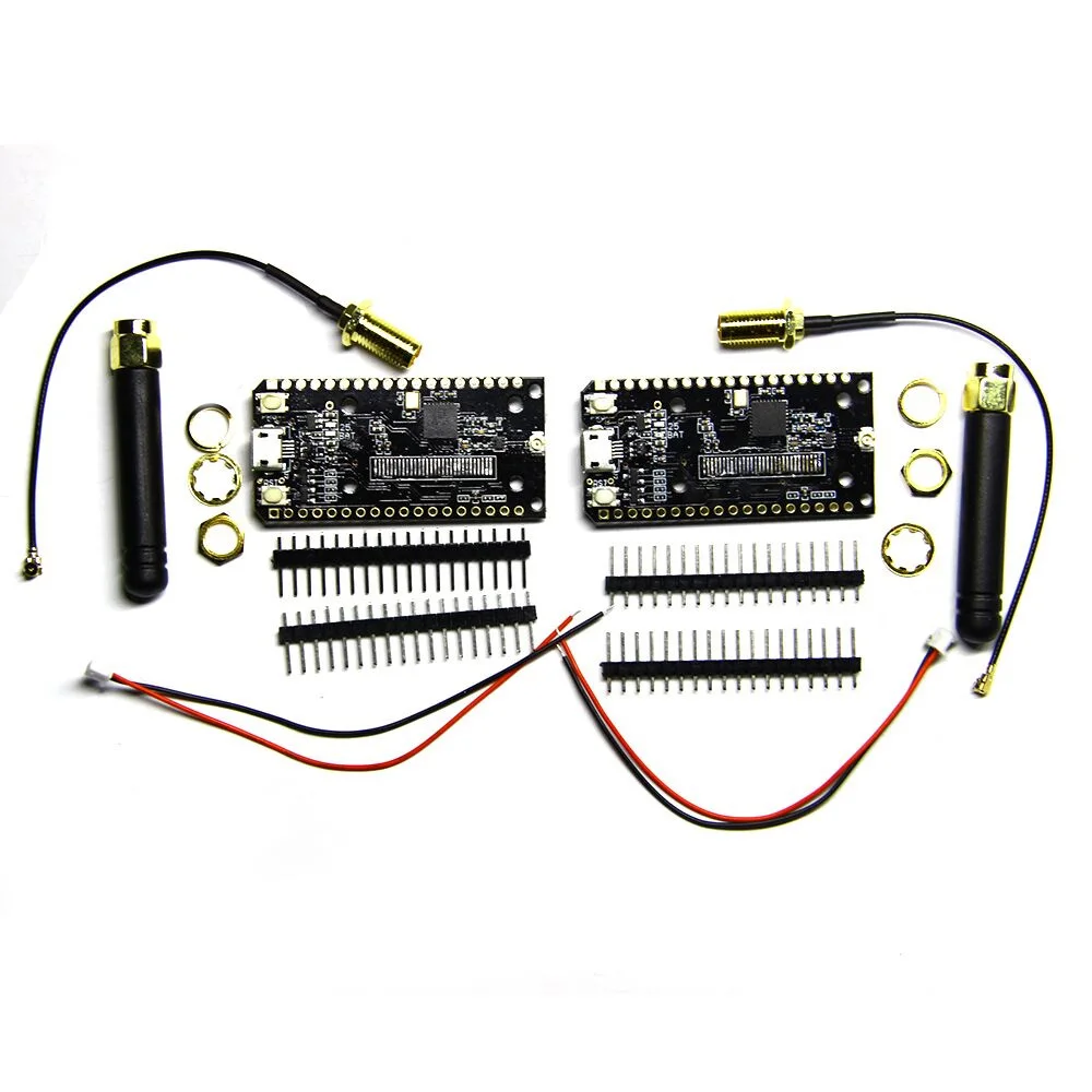 2 шт./лот ESP32 SX1276 LoRa V1.0 868 / 915 МГц Bluetooth Wi Fi Интернет антенна Lora макетная