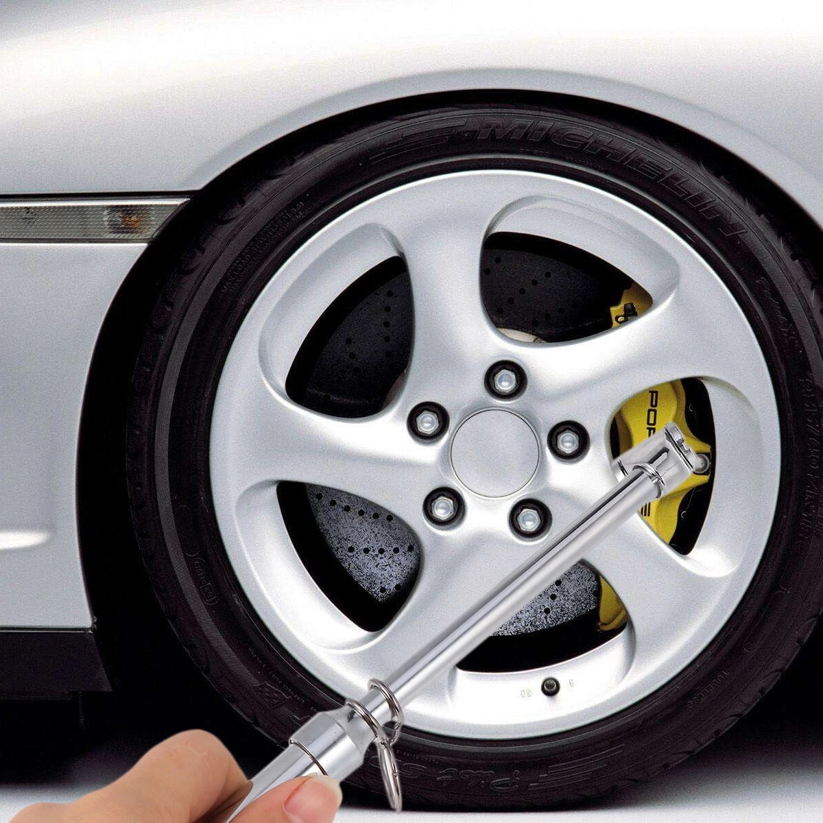 10pcs Pencil Tire Pressure Gauge Accurate Mechanical Air Gage Metal Stem Single Chuck Tyre Checker Motorcycle Bike Car RV SUV | Автомобили
