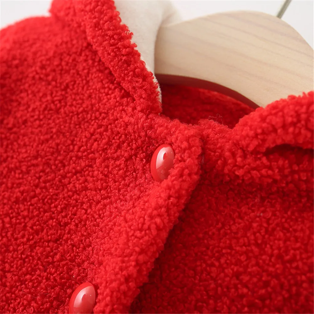 Пальто для маленьких девочек Детская верхняя одежда куртки красная толстовки