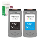 Veteran PG37 CL38 Замена для canon чернильный картридж PG 37 CL 38 Pixma MP190 IP2600 MP140 MP210 MP220 MP420 MX300 MX310 принтер