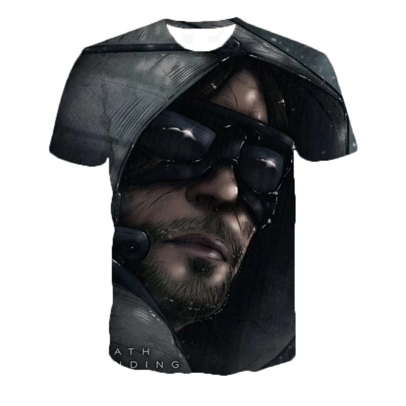 Горячая Распродажа игра Death Stranding футболки для мальчиков и девочек в стиле хип-хоп