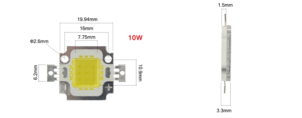 10W 20W 50W 100W LED Lamp beads COB Integrated led chip White/warm white/ RGB DIY chip Bulb For Floodlight flashlight Spotlight