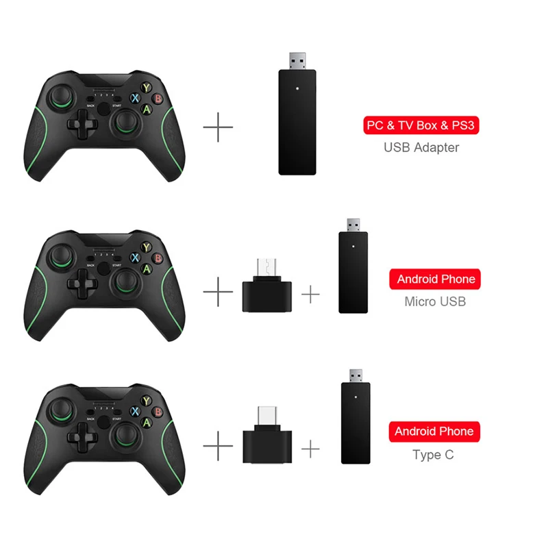 Беспроводной контроллер 2 4G для Xbox One геймпад PS3 телефонов на Android игровые