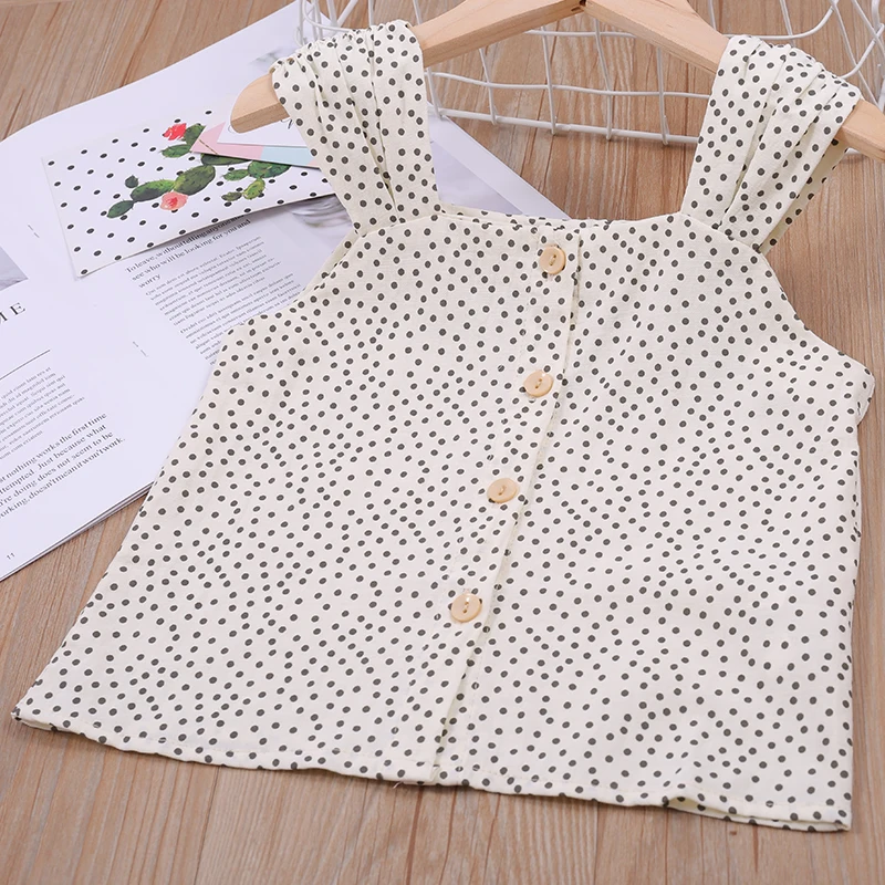 Sodawn 2021 летняя детская одежда комплекты одежды для девочек модный шифоновый