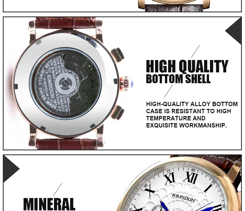 KIMSDUN 2020 новые мужские часы модные автоматические механические Роскошные бренды