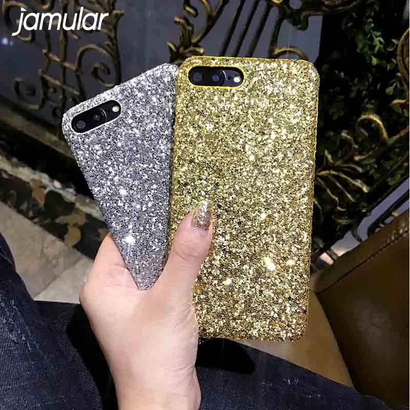 Роскошный блестящий чехол для телефона JAMULAR, чехол для телефона iPhone X 11 Pro 8 7 6 XS MAX XR, цветная задняя крышка, Жесткий Чехол