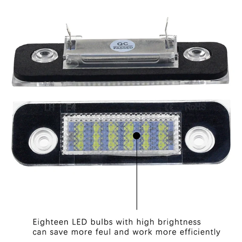 2 шт. нет ошибок светодиодный автомобиля номерной знак светильник 1332916 для Ford Fiesta