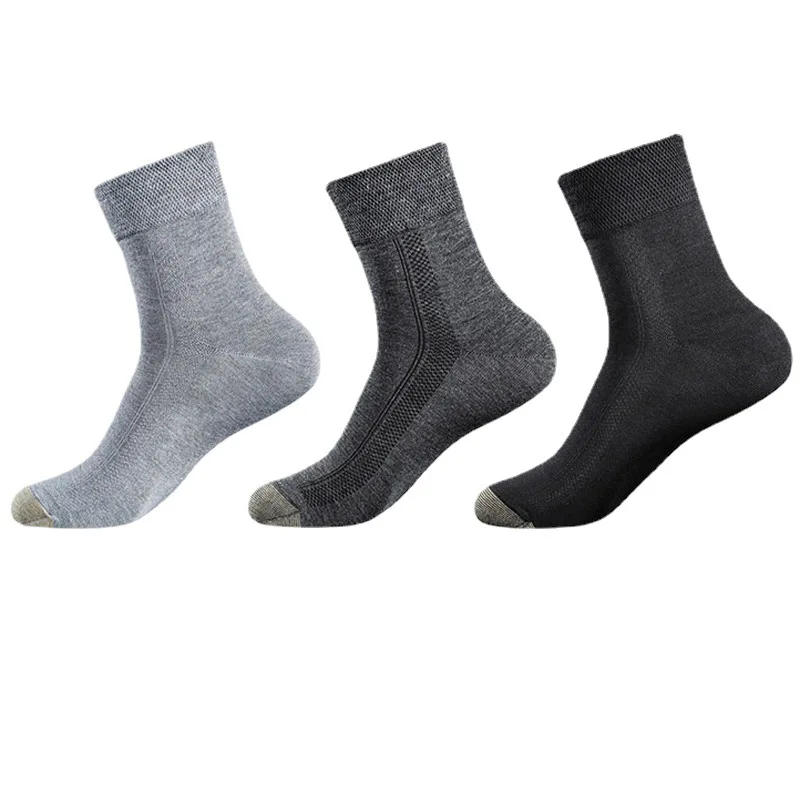 

Antibacterial and Deodorant Socks 6 Pairs Per Set Copper Fiber Breathable Spring and Summer Men's Business Socks Sport Running