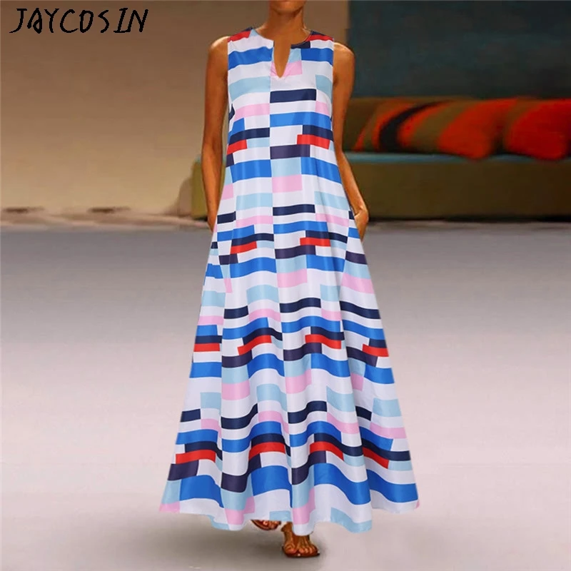 Женское платье макси на Хэллоуин JAYCOSIN повседневное винтажное с v-образным