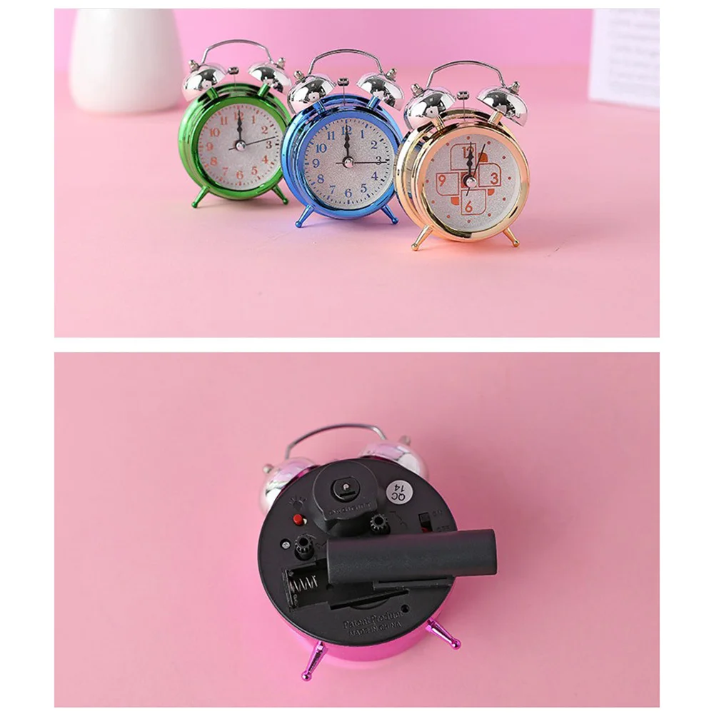 Часы-Будильник механические в стиле ретро с двойными колокольчиками | Дом и сад