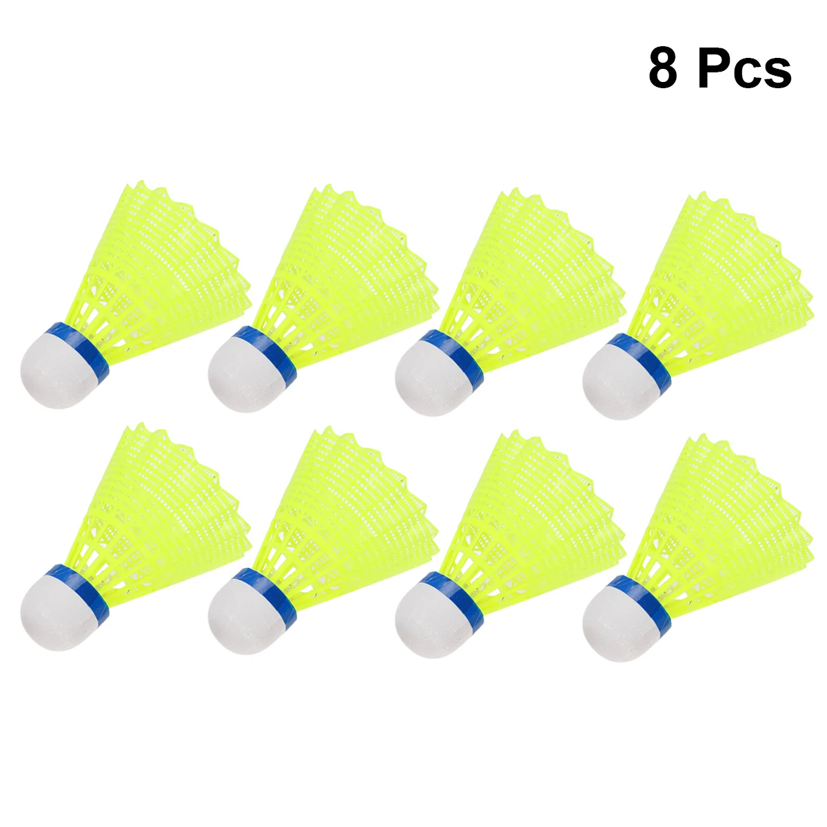 8 шт. нейлоновый светодиодный Волан для бадминтона Ночной светильник светящийся