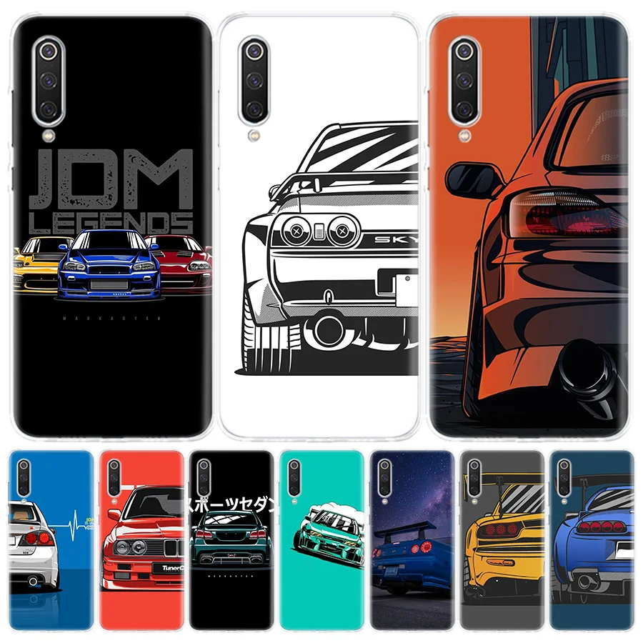 

Japan JDM Sports Car Comic Phone Case For Xiaomi Mi 12X 11i 12 11 Lite 11T Pro 9T 8T 10 9 8 Ultra 5X 6X 5G Capa Cover Coque Shel
