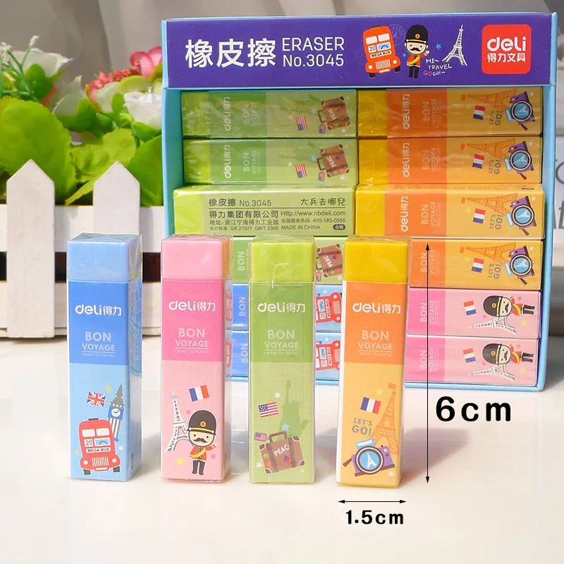 

Стирательная резинка XGZ 36 шт., цветная супер мягкая, Легко протирается, не повреждает бумагу, для студентов