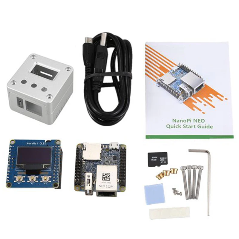 

NanoPi NEO 512M Allwinner H3 четырехъядерный Cortex-A7 (работает с U-Boot,Ubuntu-Core) H3 Development Board