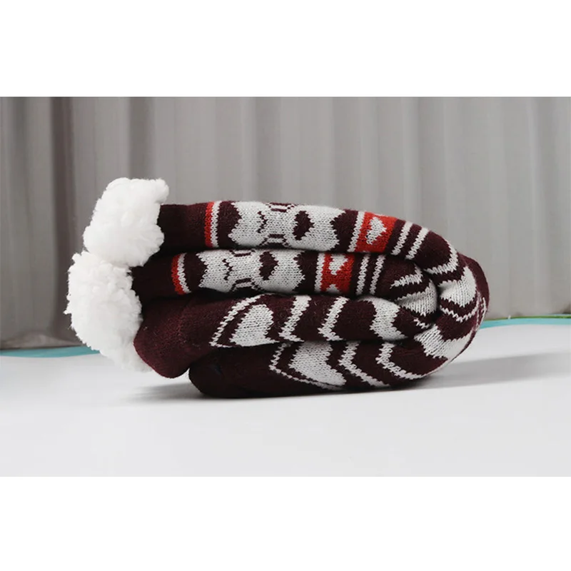 Очень теплые флисовые Носки для дома и офиса эластичные удобные толстые зимние