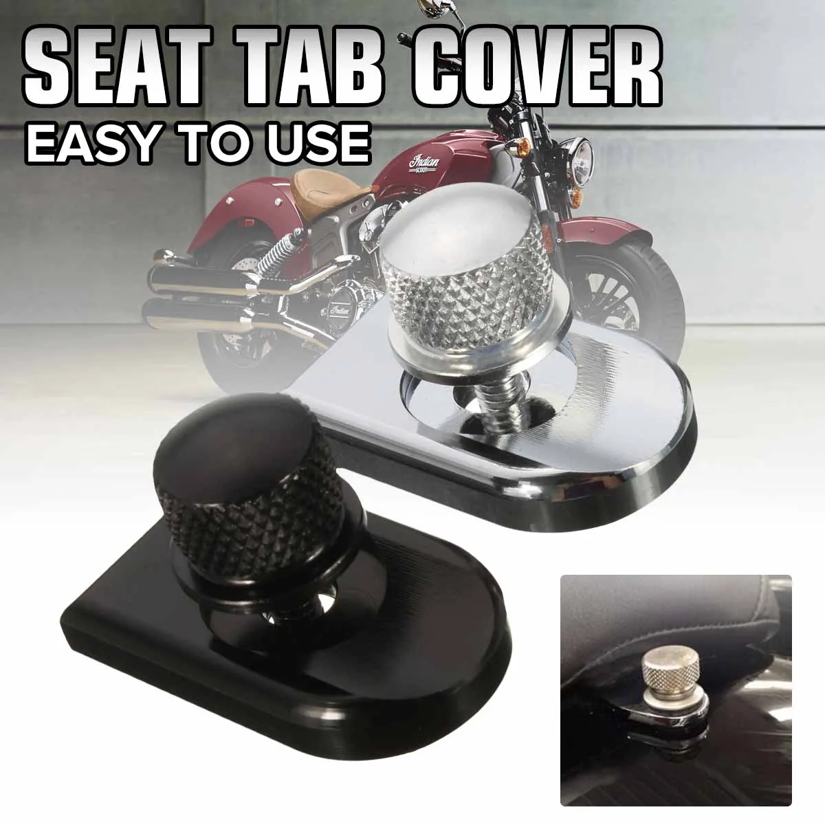 1/4-20 сиденье мотоцикла болт Tab Винт Ручка монтирования Крышка для Harley Sportster Dyna Fatboy Road King Softail