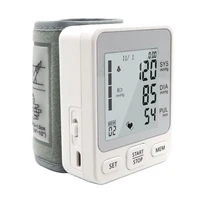 usb wrist manual blood pressure measurement monitor portable meter for home health care digital lcd display tonometer
