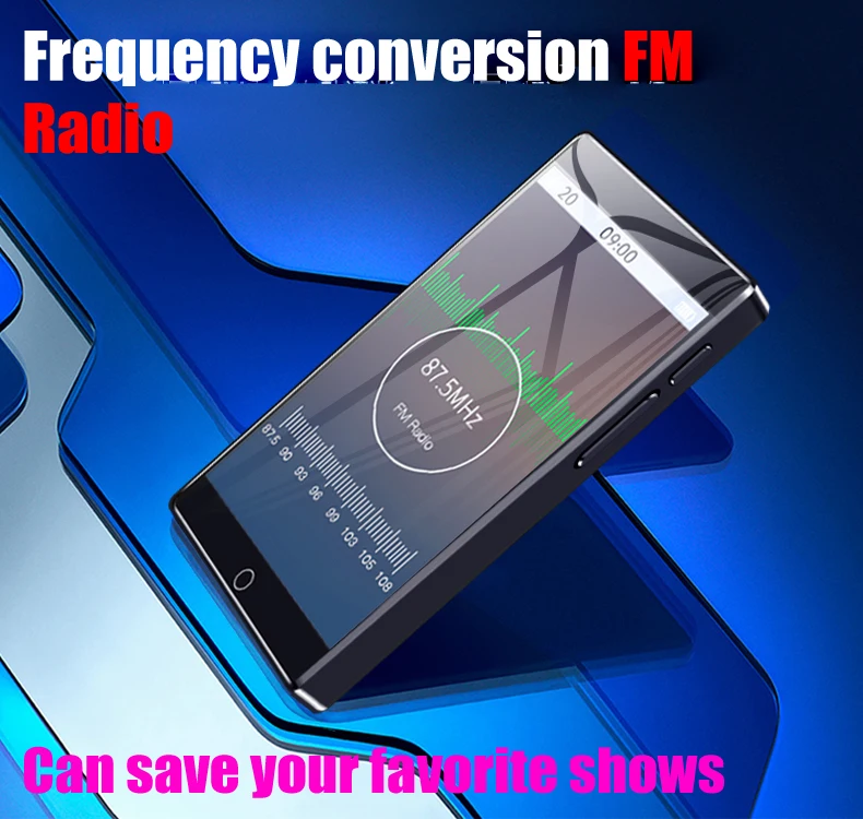 Музыкальный MP3 плеер ruidu H1 с Bluetooth без потерь 1," ЖК-экран поддержка DSD, лирика Displa двунаправленный Blueto