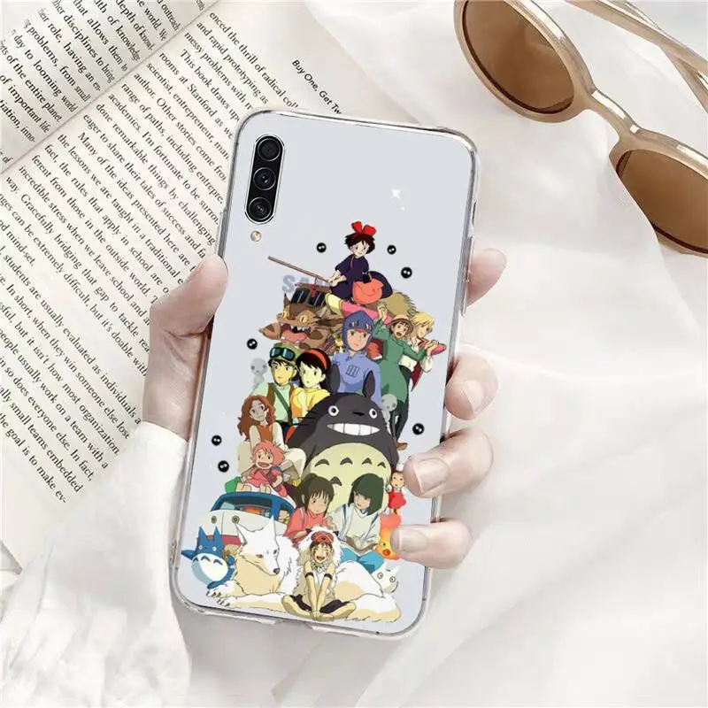 

Spirited Away Phone Case Transparent Clear For Samsung Galaxy A71 A21s S8 S9 S10 plus note 20 ultra