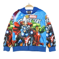 disney new autumn boys jacket avengers cotton childrens hooded kids coat baby children outing clothes fashion anime clothes