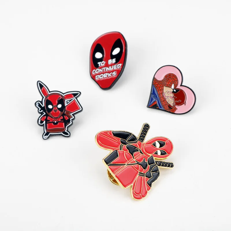 

Disney Cartoon Surrounding Marvel Spider Man Brooch Dripping Oil Badge Pin Legends Avengers Deadpool Do Strange Love