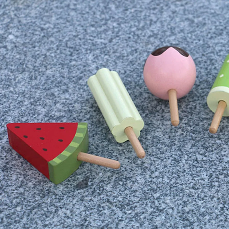 Детские игрушки Моделирование магнитное Мороженое деревянные ролевые игры