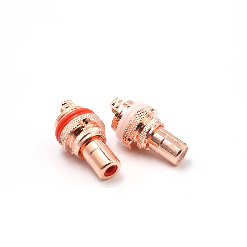 HiFi медная пластина RCA гнездовой разъем шасси розетки розетка | Электроника