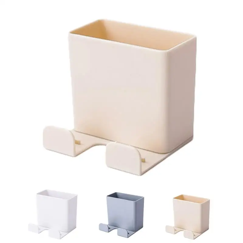 

Wall Mounted Organizer Storage Box Remote Control Air Conditioner Stand Holder Hotel Office Home Storage Organization