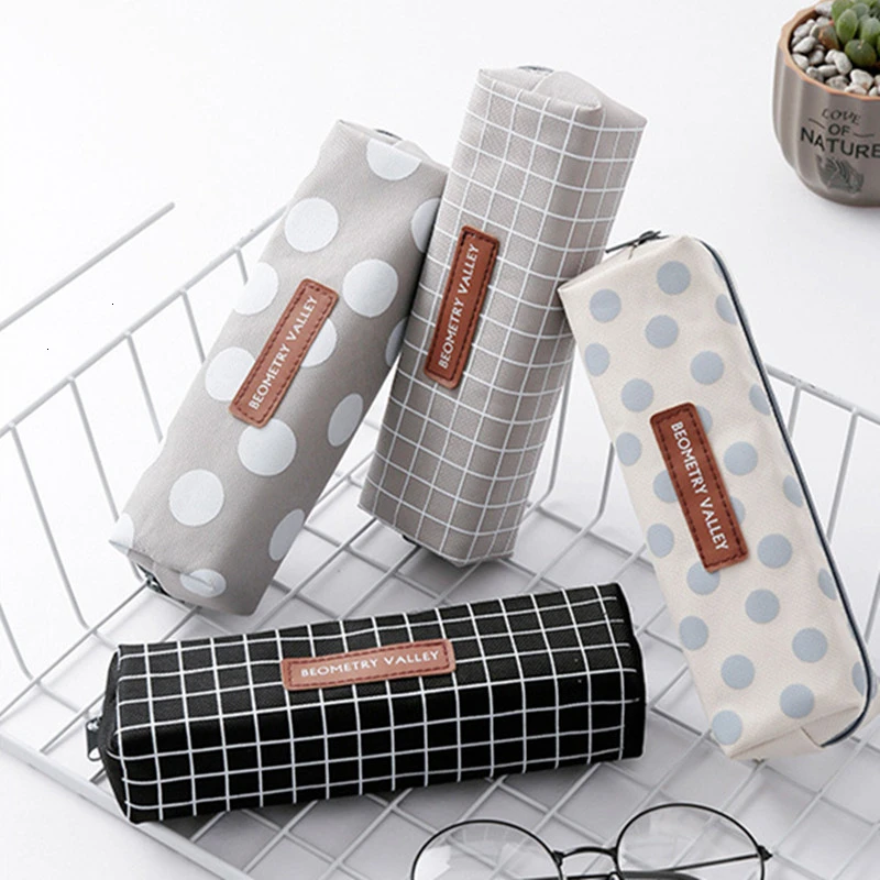 1 шт. креативный школьный милый чехол карандаш большая вместительность холст