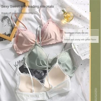 2021 japanese and korean bra briefs set sexy lace underwear fashion push up brassiere seamless comfort panties sexy lingerie set