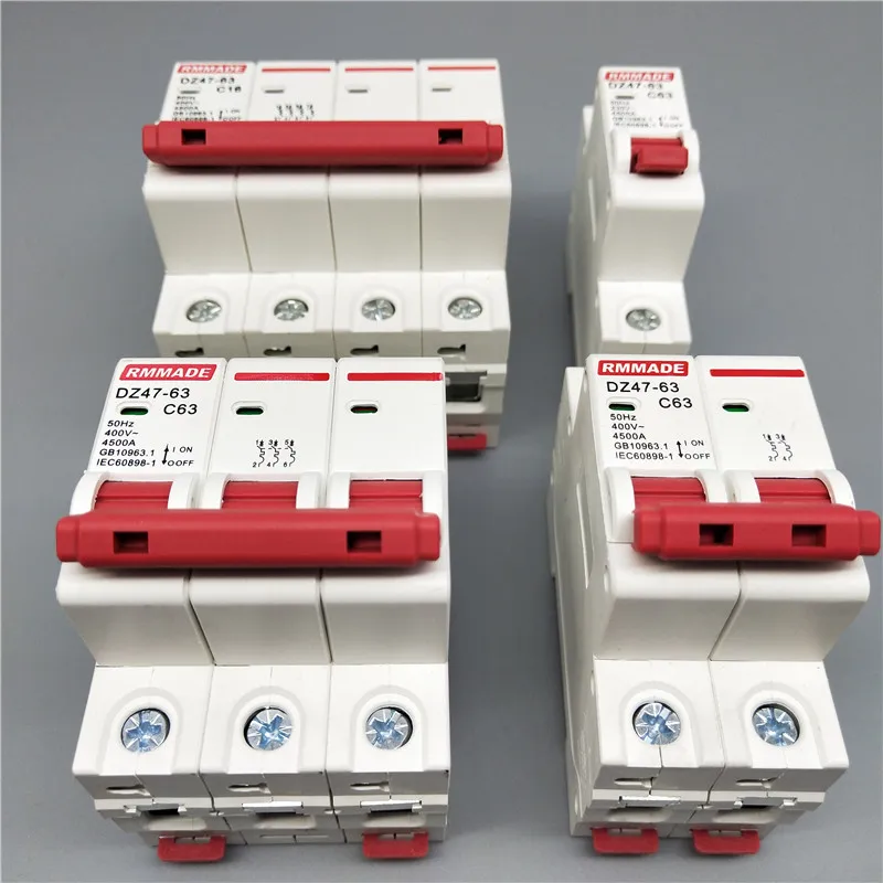 Выключатель воздуха компактный Автоматический выключатель 10 А 16 1P 2P 3P 4P 230 В