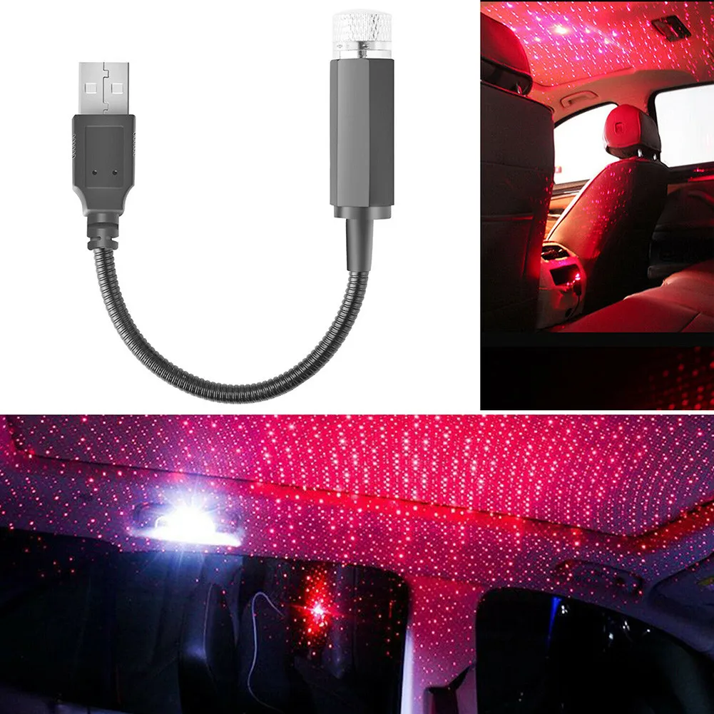 

Romantic Night Light Roof Small Size Star USB 1PC Ambient Car Decoration