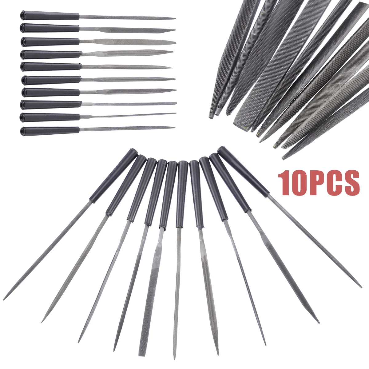 10 шт. игольчатые файлы набор файлов для металлического стекла ювелирный камень