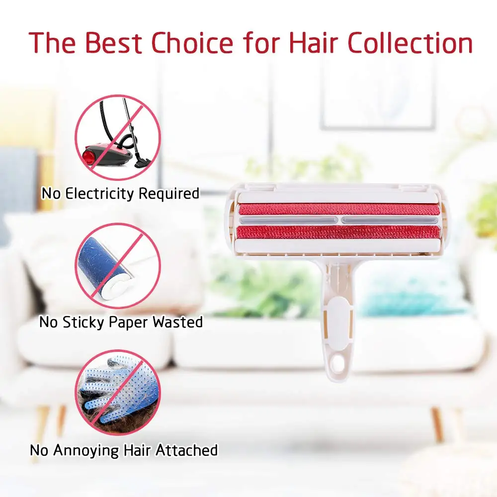 

Pet Hair Remover Roller Hond Kat Haar Meubels Lint Remover Magic Brush Herbruikbare Apparaat Stof Borstel Dust Cleaners Schoon