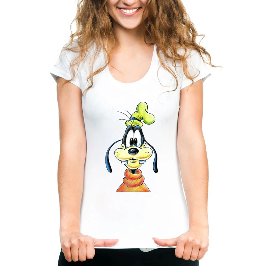 Летние топы женские милые свободные футболки мультфильм 3d печать футболка