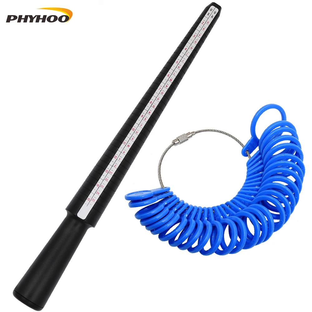 

Набор колец для измерения размера r, пластиковые Измерительные Кольца, петли для пальцев 0-13, США, Великобритания