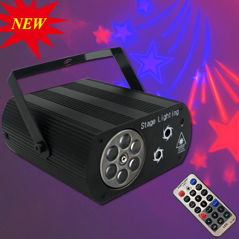 Новый музыкальный лазерный проектор с голосовым управлением светодиодный Dsico RGBW