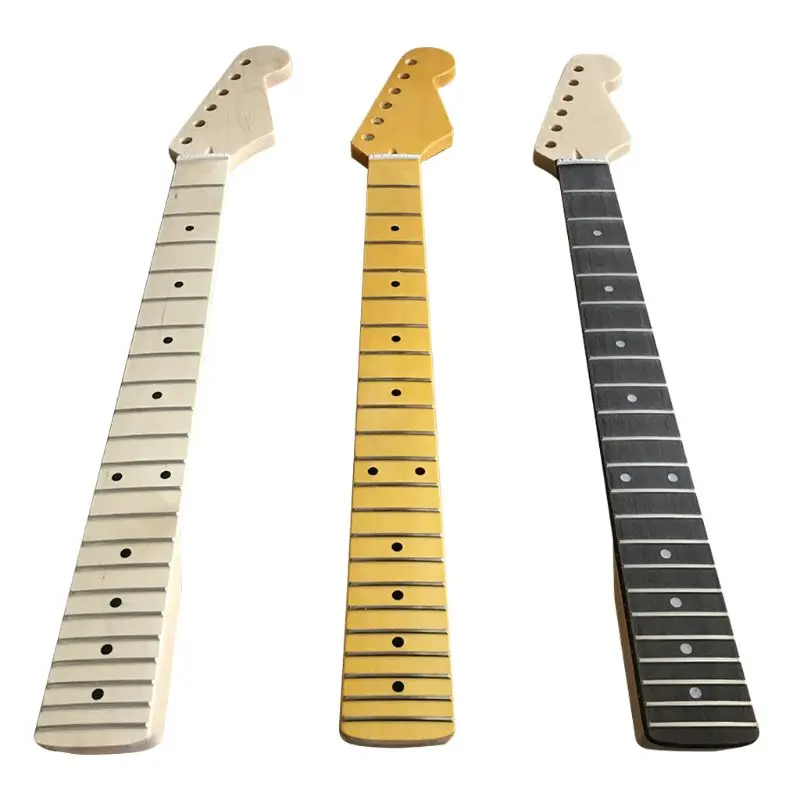 ahorn holz gitarre neck glatte kante palisander griffbrett elektrische gitarre griff saiten musical instrument teile free global shipping