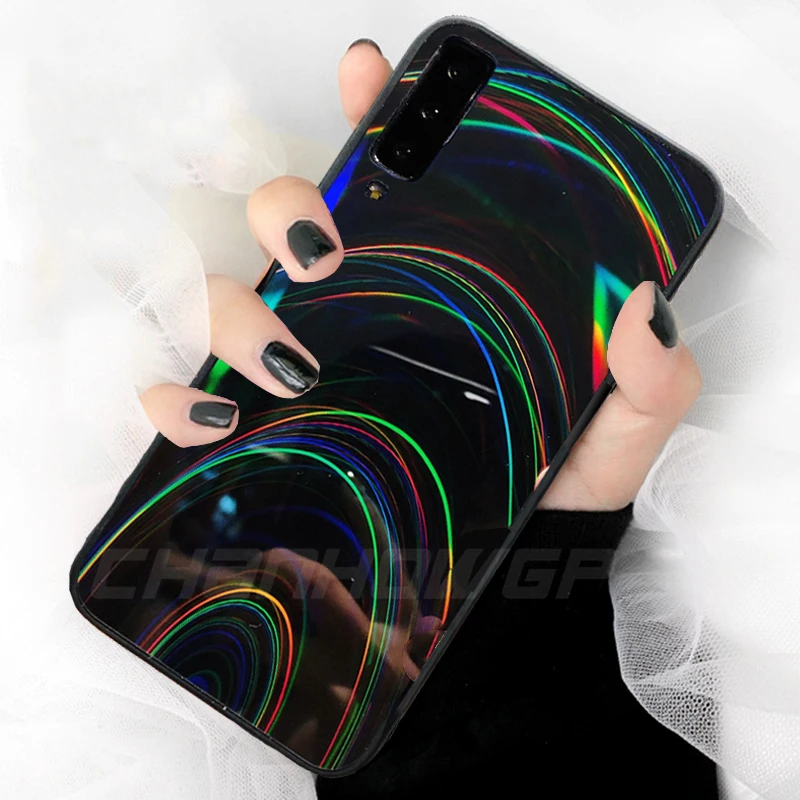 Роскошный чехол с зеркальной поверхностью для телефона Samsung Galaxy S8 S9 S10 A70 A50 A30 A10 A6 A7