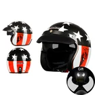 Jiekai 510 мотоциклетный шлем винтажный Casco Moto 34 шлем для самоката с открытым лицом мотоциклетный шлем Ретро DOT ECE утвержденный шлем