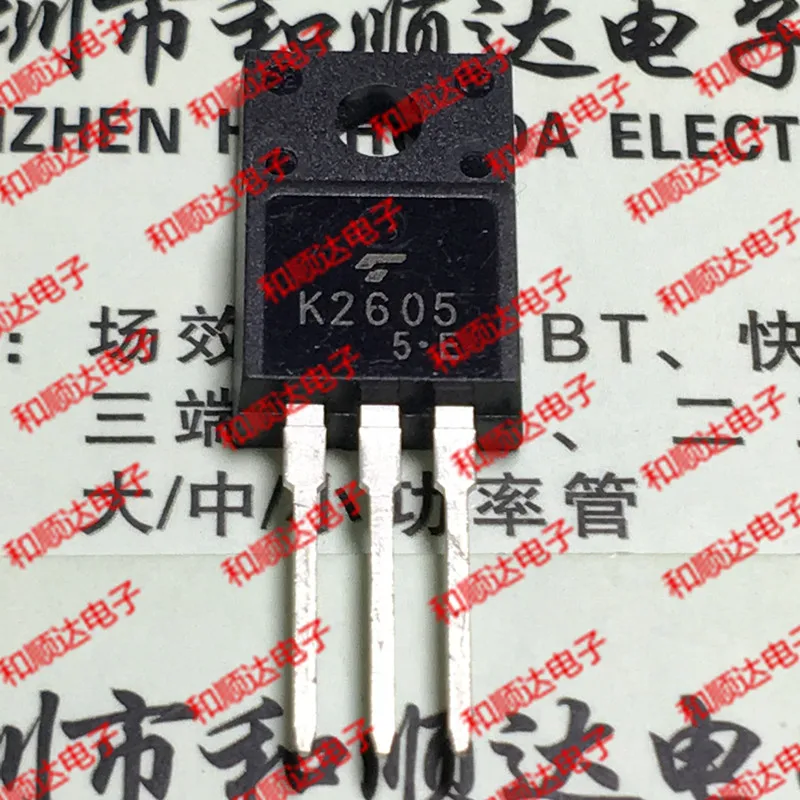 10 PCS/lot K2605 2SK2605 TO -220F 5A 800V In stock
