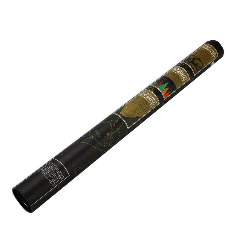 Новые роскошные черные царапины от карты мира 82 5x59 4 см черная карта царапин с