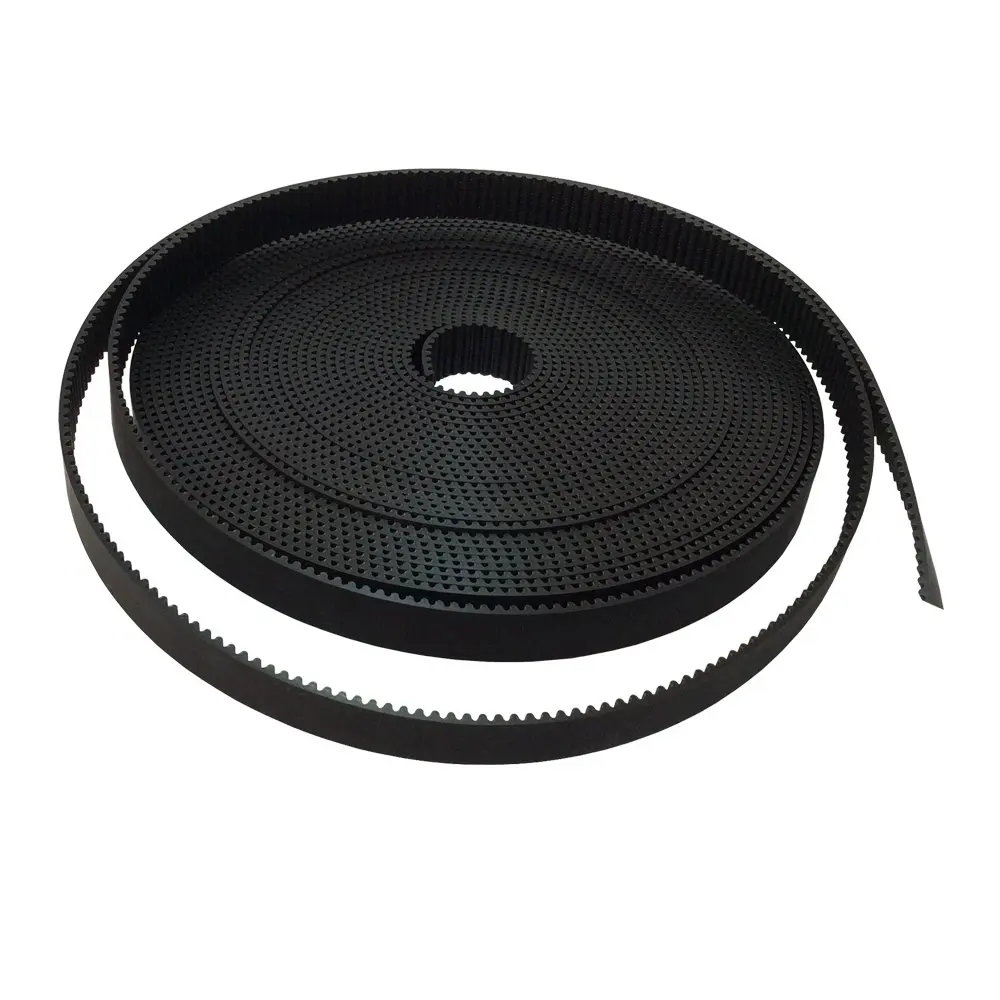 

3M Open Ended PU Timing Belt Width 15mm for CNC Laser Engraving Machines 2Meter HTD 3M Open Ended PU Timing Belt Black