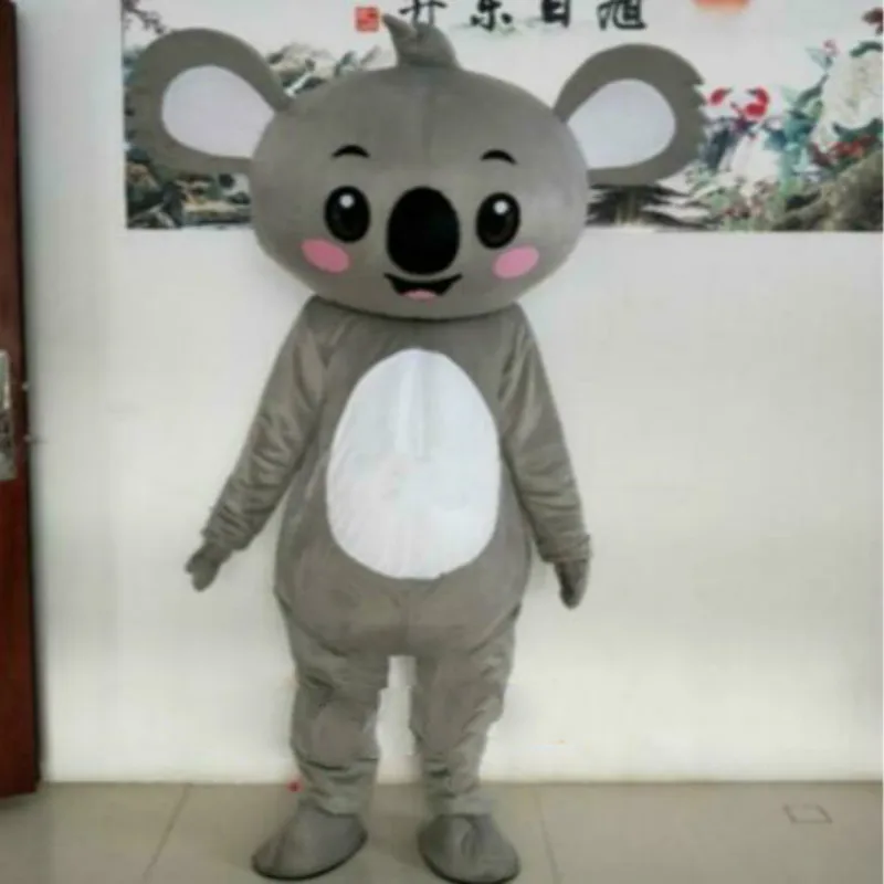 Grey Koala Mascot Costume Cosplay Furry Suits Party Game Fursuit Cartoon Dress Outfits Carnival Halloween Xmas Easter Ad Clothes