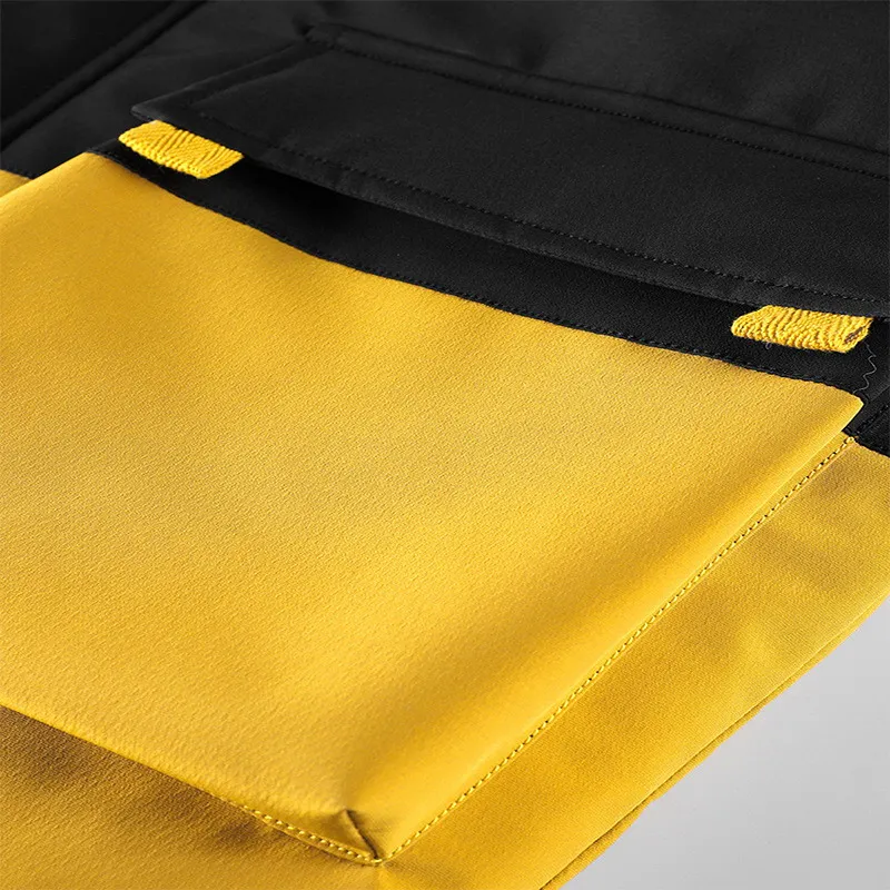 

Stand-up collar hooded tooling waistcoat men's casual warm cotton vest autumn winter jacket waistcoat multi-pocket vest jacket