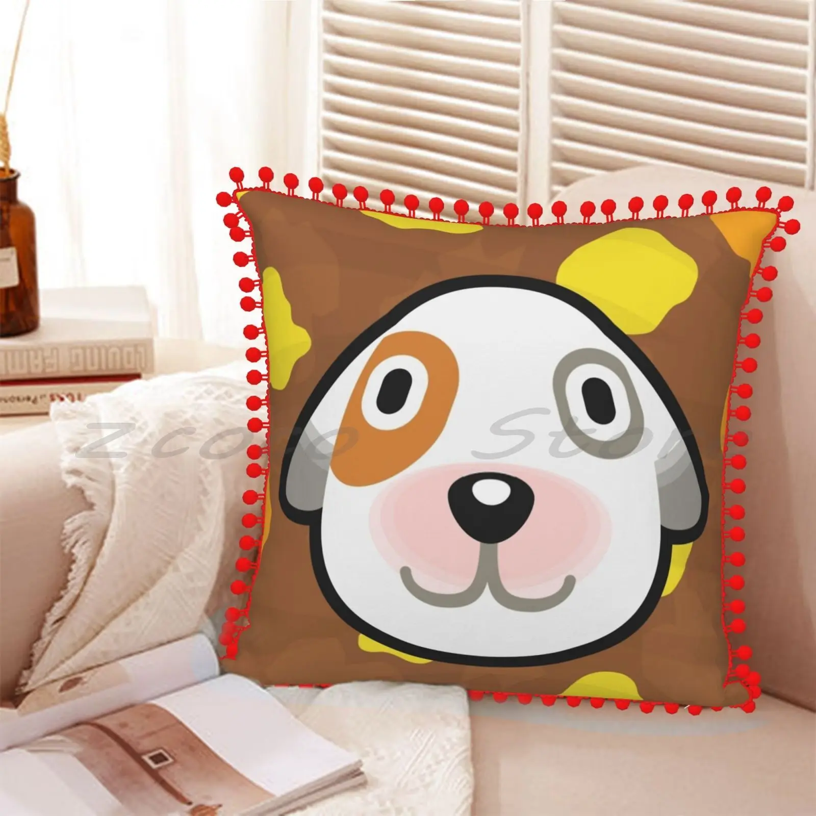 Кости животные персонализированный Diy узор плюшевая льняная бархатная Удобная