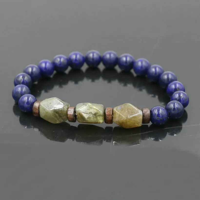 Браслет с бусинами для мужчин и женщин браслет лазуритом тибетский диффузором