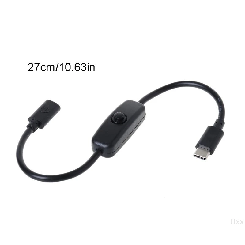 Тип C Питание USB удлинитель &quotМама папа&quot ВКЛ/ВЫКЛ переключатель для Raspberry Pi 4 An